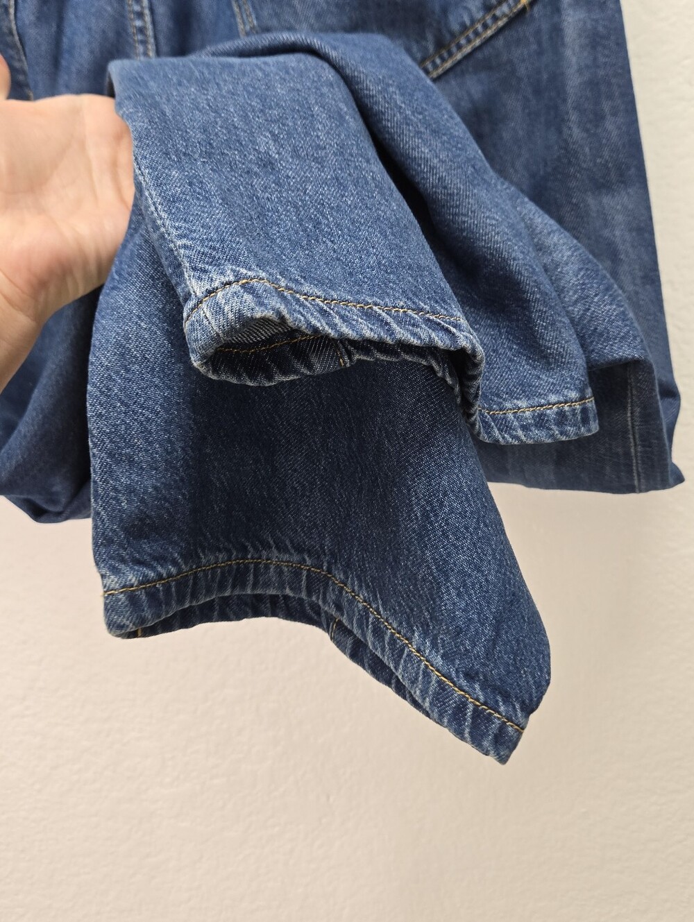 Anthropologie Pilcro The Breaker Barrel Leg Jeans Baggy Pleated Tapered Camo 30 - Picture 6 of 17
